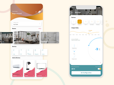 Smart Home App app design ui