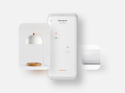 Smart Home App - Adding New Device app design interaction design iot minimal design neumorphism smart home ui ui ux