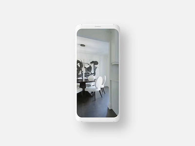 AR Mode Control app design augmented reality interaction design iot minimal design motion graphics neumorphism smart home ui design