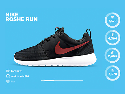 King of Trainers - Product Launch with Social Integration 360 clean colourful footwear landing page online store product product launch retail social social integration sports brand store ui web design