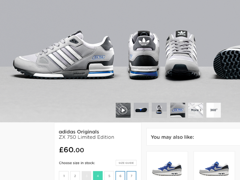 JD Sport - Product Page by Hannah Furnell on Dribbble