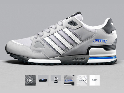 JD Sports - Product Image with 360 Feature 360 campaign image clean design footwear graphic design landing page photography product product image product page retail sports brand thumbnails ui video web design