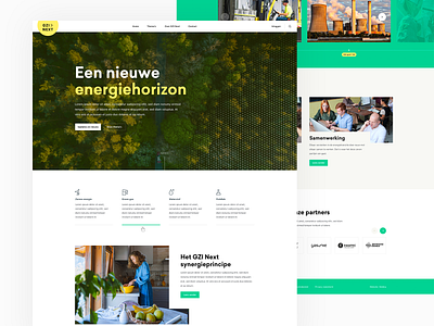 Innovative Energy Website clean design energy flat green playground site ui ux web webdesign website website concept website design websites yellow