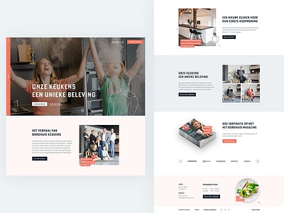 (first) UI design kitchen store 👨‍🍳 clean design kitchen kitchens kitchenware red responsive ui ui design uiux webdesign white