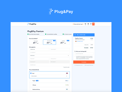 Optimized payment pages for Plug & Pay 🤩 clean conversion design landingpage landingpages payment ui ux webdesign website