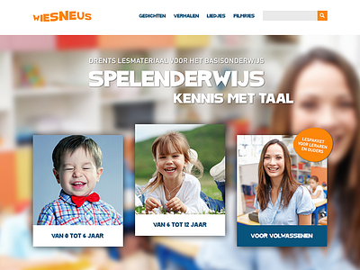 Website for kids! clean color design kids site ui ux website