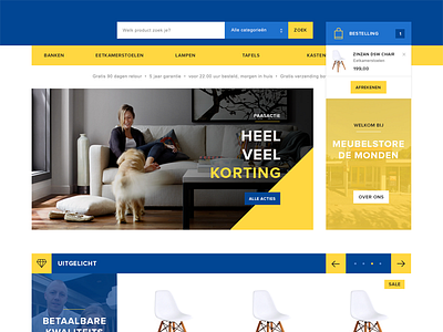 Webshop adaptive blue design ecommerce free layout product responsive shop site ui webshop