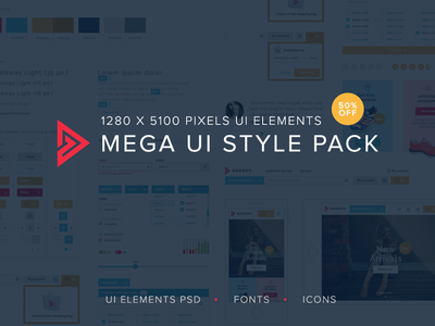 Freebie: Mega UI style pack