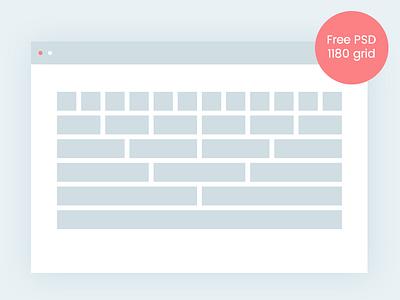 Free 1180 grid (PSD included) - 144dpi (Retina)