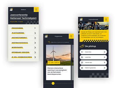 App design - Jaarconferentie Nationaal Techniekpact