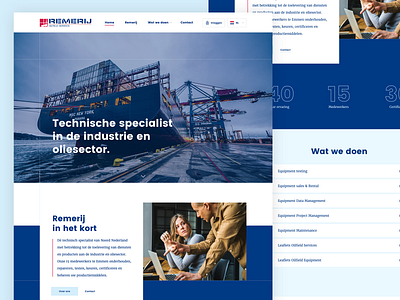 Webdesign concept (oil industry)