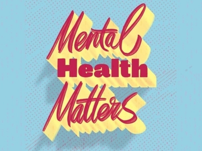 Mental Health Matters brush pen calligraphy digital calligraphy illustration ipad pro