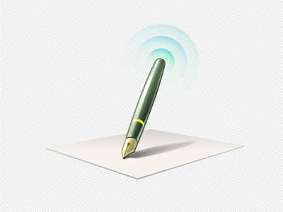Writecast deviantart fountain paper pen signal vector waves writecast writing