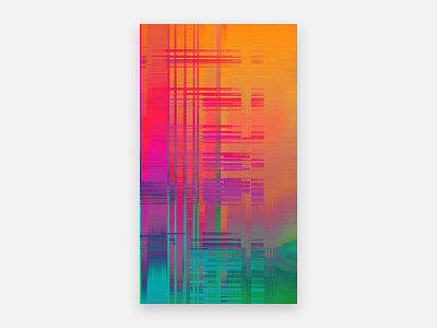 1/7: SUMMER glitch holographic murderloft neon poster rainbow spectrum summer