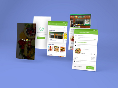 FruityHub app design mobile app ui ux web webdesign