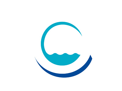 Clear Seas Logo clear seas letter c logo marine mark ocean port hole shipping window