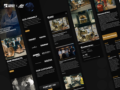 First client project | website design & development branding business graphic design industrial business webflow website design