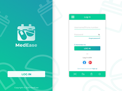 MedEase - Log in