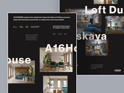 Redesign 1618room design design science interior layout minimal type typography ui ux web website