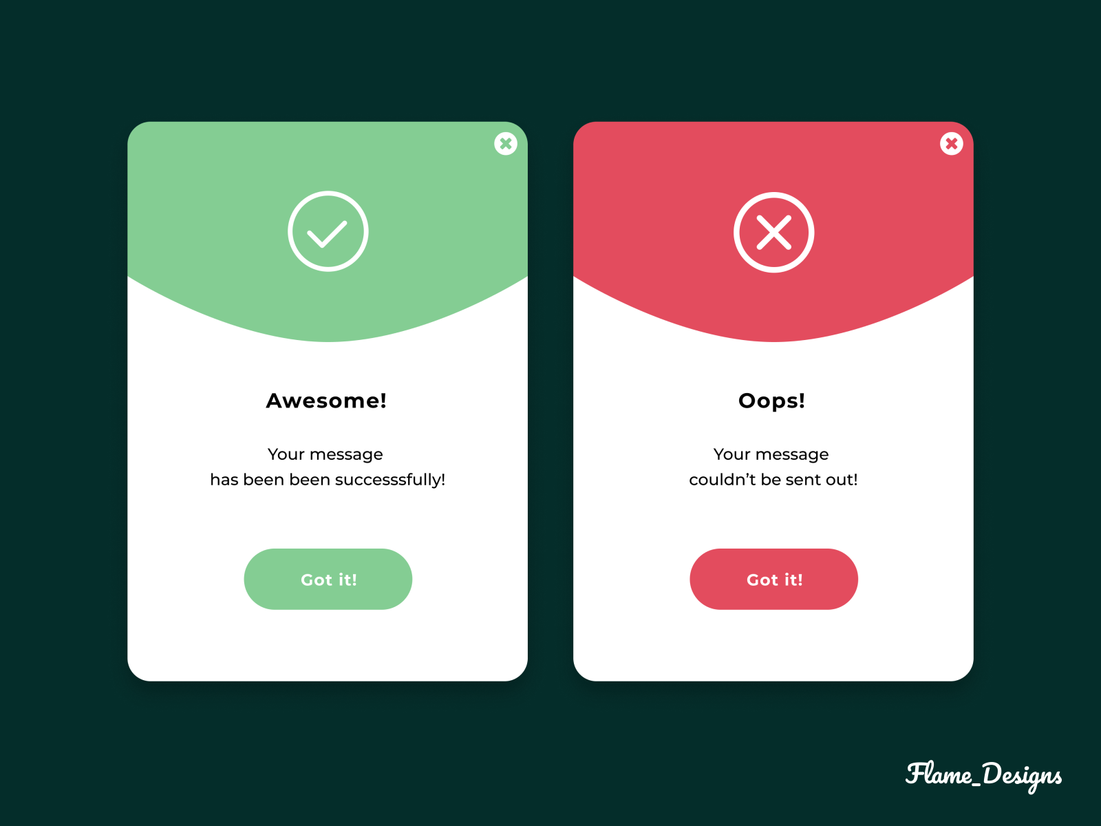 Right / Wrong Pop-Up by Ajibola Badmus on Dribbble