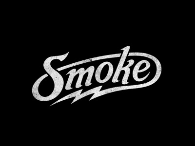 Smoke Racing | Logo apparel bolt branding fast identity logo motorsports racing smoke