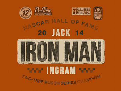 Iron Man apparel championship motorsports patch racing t shirt tee tools uniform vintage
