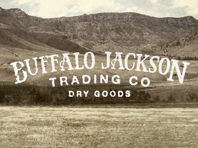 Buffalo Jackson | Dry Goods apparel branding clothing label logo outdoors packaging rugged tag type