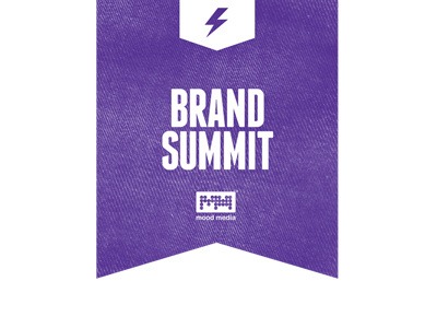 Sunglass Hut // Brand Summit Banner banner bolt logo purple texture