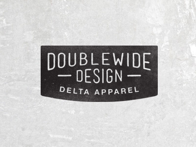 DWD apparel badge black branding distress label logo patch tag texture vintage