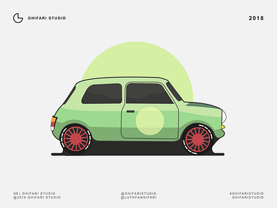 Leyland Mini 1000 | Mr. Bean animation branding design flat illustration illustrator logo minimal vector website