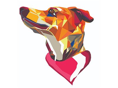 Zorro my EVERYTHING! adobe illustrator adobe photoshop animal art animals design dog doggy graphic deisgn illustration lowpoly lowpolyart minimal pet pets potrait vector web