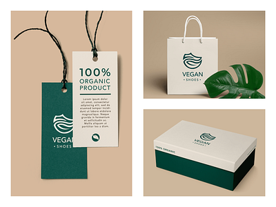 dribble vegan shoes logo 03 branding design flat illustrator logo minimal mockups photoshop stationery