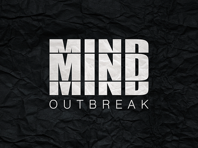 Mind Outbreak Logo adobe photoshop band black branding design graphic design illustrator logo logodesign mind rock typography white