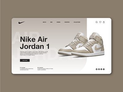 Nike Website - Air jordan 1