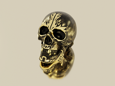 Salazar Skull 3d blender blender3d cinema4d illustration isometry lowpoly