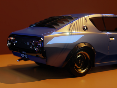 Nissan Skyline C111 3d blender blender3d cinema4d nissan nissan skyline c111 nissan skyline c111 render skyline