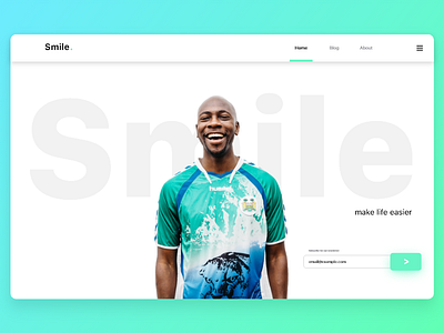 Lets smile often. 😉  DailyUi 003/100