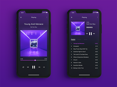 Turn up the sound adobexd app appdesign design interface music music player sketchapp ui ux