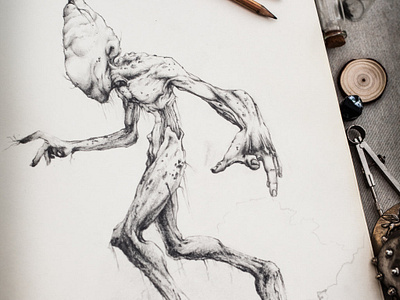 Bungle concept art creature drawing fantasy art illustration sketches