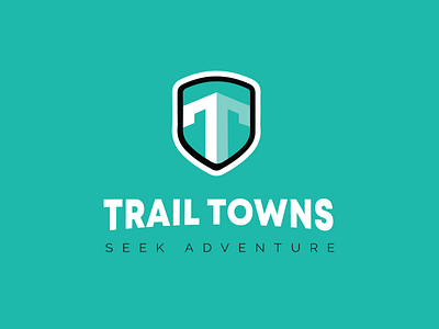 Trail Towns branding design logo
