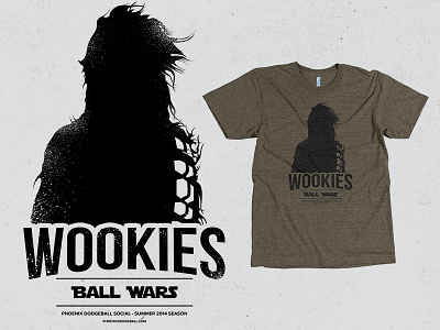 Wookies T Shirt apparel graphics star wars tshirt design wookie wookies