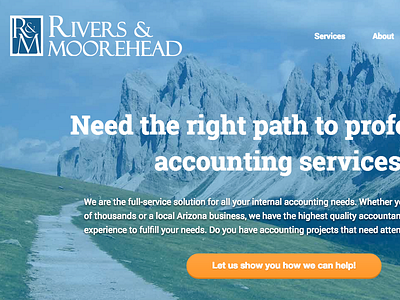 Rivers & Moorehead Website Design design web design website