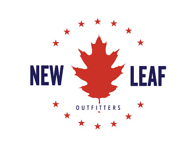 New Leaf Outfitters Logo - Final branding illustration logo design