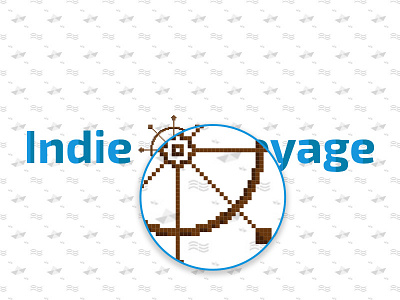 Indie Voyage Logo Detail branding illustration logo design