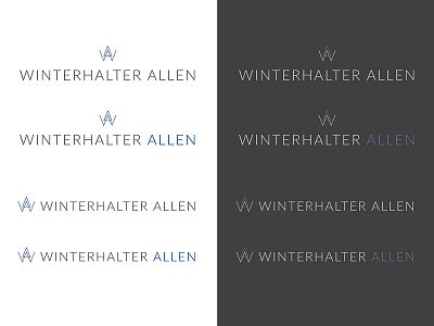 Winterhalter Allen Branding - Visual Identity branding logo visual identity