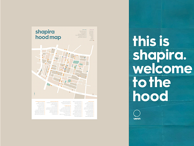 Neighborhood Map branding city map community map neighborhood poster typography