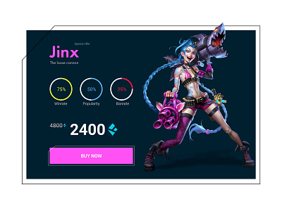 Daily UI Challenge #036 design game offer special special offer ui ux web web design web site