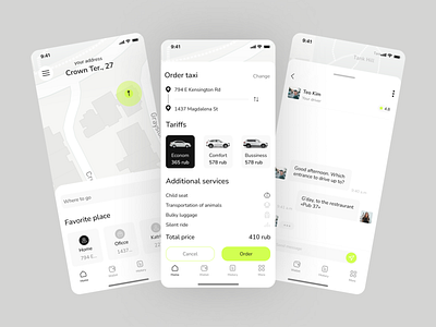 Order taxi by taxi concept figma mobile app mobiles apps order taxi taxi ui ux