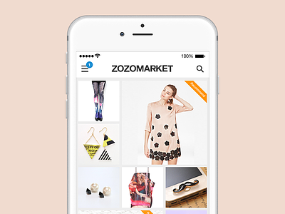 ZOZOMARKET App app fashion ios simple