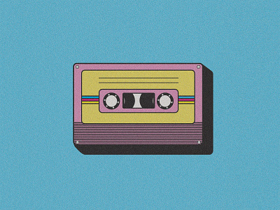 Cassette ai digital illustration digitalart illustration art retro vector